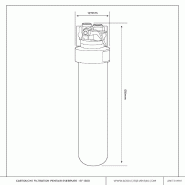 Cartouche filtrante eau potable - everpure pbs 400 - cartouche de remplacement_1