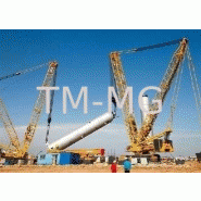Grue treillis - XCMG - QUY100 - 40t - chenille hydraulique avec boom 18~72m et moteur 200kW_1