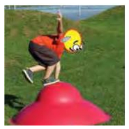 Module mono-bloc fixe pour jeunes enfants - bosse en forme de cloche - résine polyester sans phtalate - Ø 105 x H 41 cm_1