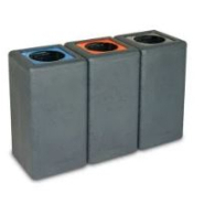 Poubelle circulaire à gobelets - 65 litres - Brickbin Cups_1