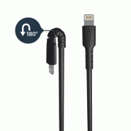 StarTech Cble USB-A vers Lightning Noir Robuste 1m_1