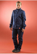 Blouson Workfit femme - Réf. 335*CP4 - Style épuré, tissu stretch, multipoches, coloris marine_1