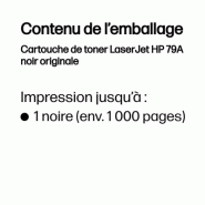 Cartouche de toner LaserJet HP 79A noir originale_1