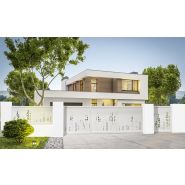 City - clôture en aluminium sur-mesure - thermolaquage Qualicoat - ajourée avec découpe laser_1