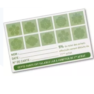 Création et impression de cartes de fidélité - Papeo - Kit avec tampon inclus pour professionnels et commerçants_1