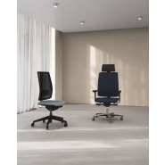 Fauteuil de direction  - Dossier en maille, Appuie-tête réglable - LED_1