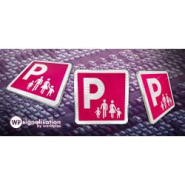 Panneau de signalisation parking famille nombreuse - WP Signalisation - ultra-résistant et écoresponsable_1