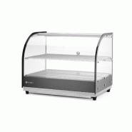 Vitrine de table chauffante deux niveaux HENDI_1