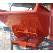 Benne de transport - basculante - compatible chariot élévateur avec largeur de palle jusqu'à 57 cm_1