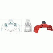 Benne preneuse de démolition M18 AG M20H - MARTIN GmbH - Pour pelles de 0,6 à 30 tonnes_1