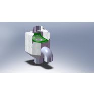 Collecteur eau de pluie industriel inox - pour descentes d100