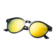 Lunettes de soleil en RPET - Protection UV 400 - Verres métalliques - Couleur jaune_1