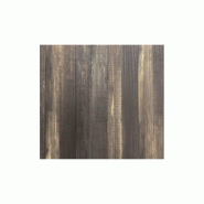 Infinity mange-debout avec piètement blanc + plateau HPL Tropical Wood 70x70 cm_1