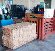 Presse à balles horizontale à ligature manuelle - Sinoballer - semi-automatique pour matériaux solides et plastiques_1