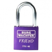 Cadenas Friend 775 40 - Aluminium massif, anodisé, 5 coloris modernes, adapté pour gravure_1