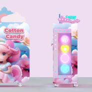 Machine à barbe à papa automatique 2800w M3 - Temps de fabrication de 80 à 130 s/ pièce - FESTI MARKET - Ref FM-M3-CFCSV_1