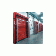 Porte rapide MAVICOLD - souple, à empilement en plastique pour chambre froide - 4000 x 4000 mm_1