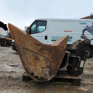 Godet pivotant sans vérin SL 1600 - OilQuick OQ 70-5 - 800L, 1040kg, Hardox 450/500_1