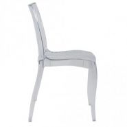 S6327TR - Chaise empilable DUNE - Weber Industries - en polycarbonate transparent - largeur 52 cm_1