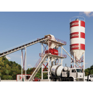 Centrale à béton de 60 m³ - Malaxeur double arbre 1 500 L - Silo 60 tonnes - Automatisation et installation gratuite_1