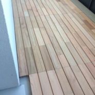 Lames de terrasses - Moulures du Nord - largeur 97 mm - cèdre massif - épaisseur 32 mm_1