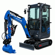 Mini-pelle RIPPA R15-5 avec cabine 1500 kg + 3 godets_1