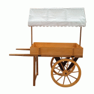 Présentoir bois et toile Carea -_1