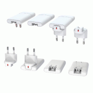 VALUE Chargeur USB, 2 ports type A+C, 65W, prise euro / US_1