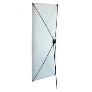 X banner éco - Totem stand pliable 70x180 cm - Structure simple face pour visuel à œillets_1