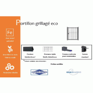 Portillon grillagé eco - 1060 / 1750_1