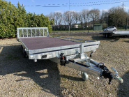 Remorque plateau roues dessous - PTAC 2500 kg - 2 essieux freinés - 506 x 215 cm - Référence 3116-4-PB30-200-63 - Lider_1