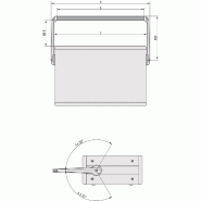 SCHROFF CompacPRO Poignée basculante, 2 U, 84 HP_1