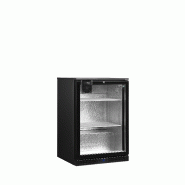 Arrière bar réfrigéré 1 porte DB126H noir TEFCOLD_1