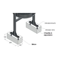 Corbeille publique STRASBOURG en acier inoxydable - Réf. 3010 - Finition brillante - Capacité 59,85L - Ancrage vis M10x100_1