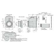 DA10R - Indicateur de position électronique - SIKO - modèle à deux compteurs pour fraiseuses à bois - arbre creux jusqu'à 30 mm Ø_1