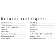 Humidificateur à évaporation B250 - DEVATEC_1