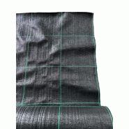 Toile de paillage noire - 1.05m x 100m, 11.5kg, 110g/m² - Polypropylène stabilisé UV, perméable et résistante_1