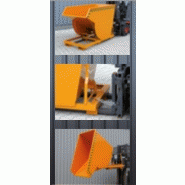 Benne basculante grand volume - angle de basculement 90° - dérouleur 2015 - ferraille 3 mm_1