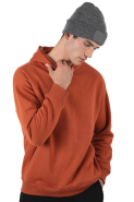Bonnet tricoté avec patch en coton - K-up - Réf: KP895 - 100% acrylique - Personnalisation facile_1