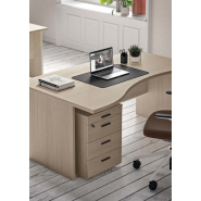 Bureau  mélaminé avec pieds  panneaux, métal ou bois : la solution idéale pour aménager vos espaces professionnels_1