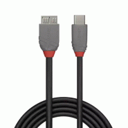 LINDY 1m USB 3.2 Type C to Micro-B Cable Anthra Line_1