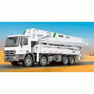 Pompe à béton automotrice SCHWING S 42 SX - robuste et performante avec flèche de distribution 42 R_1