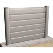 Sisca - clôtures en PVC - Sothoferm - lames 130 x 28 mm - poteaux 96 x 96 mm - montage rapide et sur mesure_1