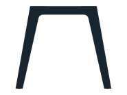 Bureau droit simple STEELY - L180 cm - Pieds carbone - Plateau imitation Érable - Neuf_1