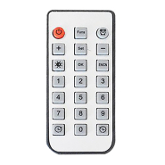 Horloge numérique LED - Calendrier - Chronomètre - Date - 4 chiffres 10 cm - Modèle 1124AC_1