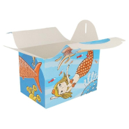 Boîte menu enfant carton Aquatique 17x16x10cm - par 300_1