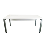 Bureau droit Steelcase d'occasion - Poste de travail flexible et adaptable - Dimensions 160x80x72_1