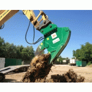Croque souches WE TreviBenne - outil forestier pour pelles 11,5 à 20 tonnes_1