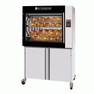 Rôtissoire Star Clean - tout inox avec balancelle à air pulsé et écran électronique_1
