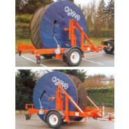 Porte-touret S 2500 avec vérins hydrauliques pour chargement facile